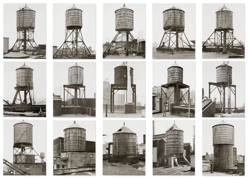 Bernd and Hilla Becher (German, active 1959-2007) 'Water Towers (New York, United States)' 1978-1979