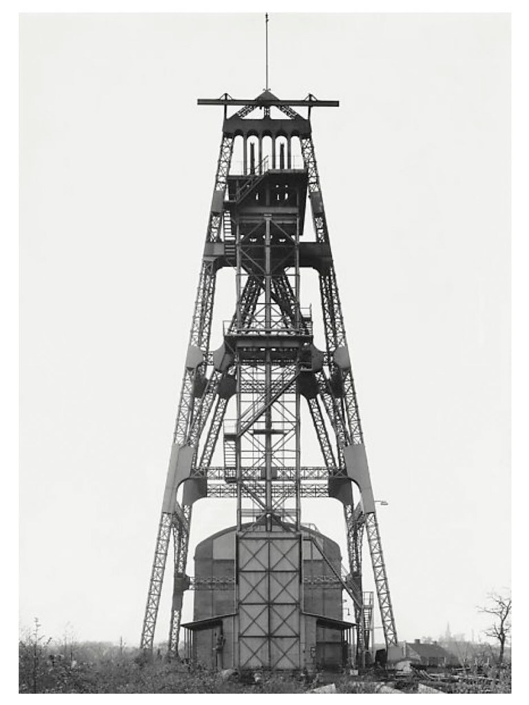 Bernd and Hilla Becher (German, active 1959-2007) 'Winding Tower, Zeche Neu-Iserlohn, Bochum, Germany' 1963 Bernd and Hilla Becher (German, active 1959-2007) 'Winding Tower, Zeche Neu-Iserlohn, Bochum, Germany' 1963