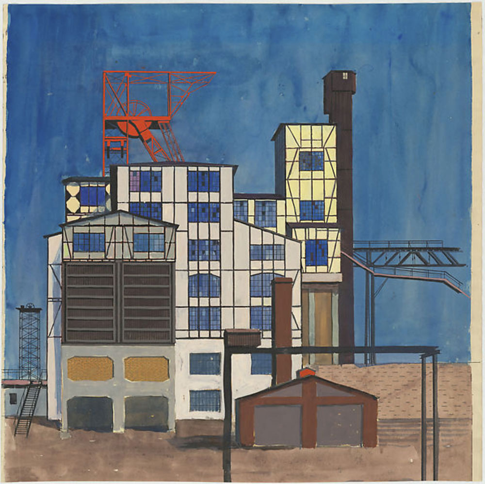 Bernd Becher (German, 1931-2007) 'Eisernhardter Tiefbau Mine, Eisern, Germany' 1955-1956 from the exhibition 'Bernd and Hilla Becher' at the Metropolitan Museum of Art, New York, July - Nov, 2022 Bernd Becher (German, 1931-2007) 'Eisernhardter Tiefbau Mine, Eisern, Germany' 1955-1956 from the exhibition 'Bernd and Hilla Becher' at the Metropolitan Museum of Art, New York, July - Nov, 2022