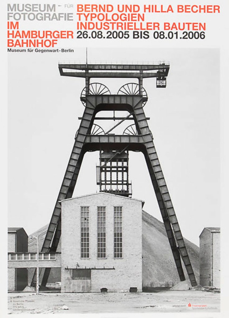 Bernd und Hilla Becher, Typologien industrieller Bauten, Museum für Fotografie im Hamburger Bahnhof, Museum für Gegenwart, Berlin, Germany 2005 Bernd und Hilla Becher, Typologien industrieller Bauten, Museum für Fotografie im Hamburger Bahnhof, Museum für Gegenwart, Berlin, Germany 2005