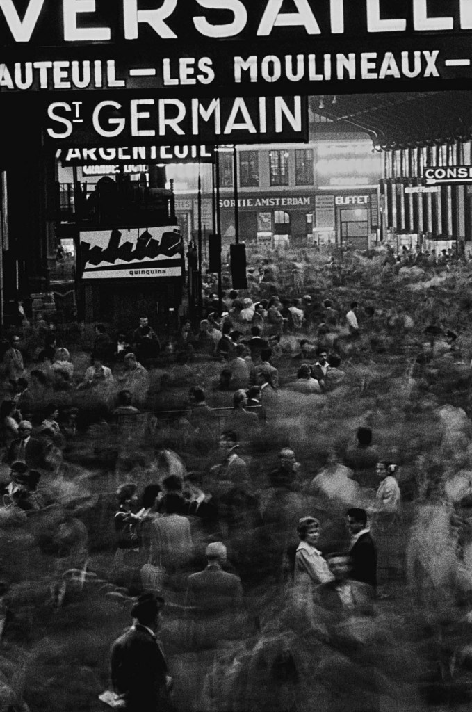 Frank Horvat (Italian, 1928-2020) 'Commuter train hall, Saint-Lazare station, for Réalités, Femina-Illustration' 1959