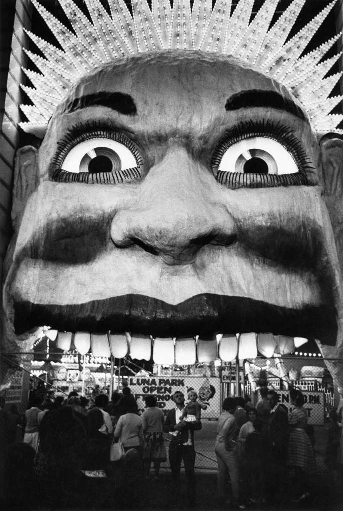 Frank Horvat (Italian, 1928-2020) 'Entrance to Luna Park, Sydney, Australia' 1963