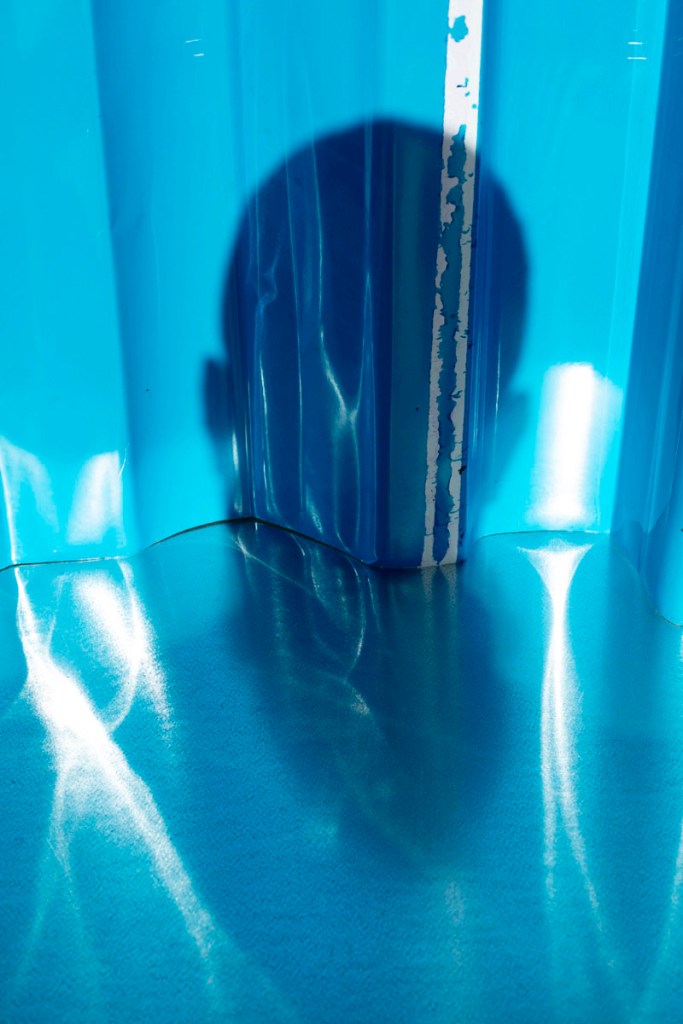 Wolfgang Tillmans (German, b. 1968) 'blue self–portrait shadow' 2020