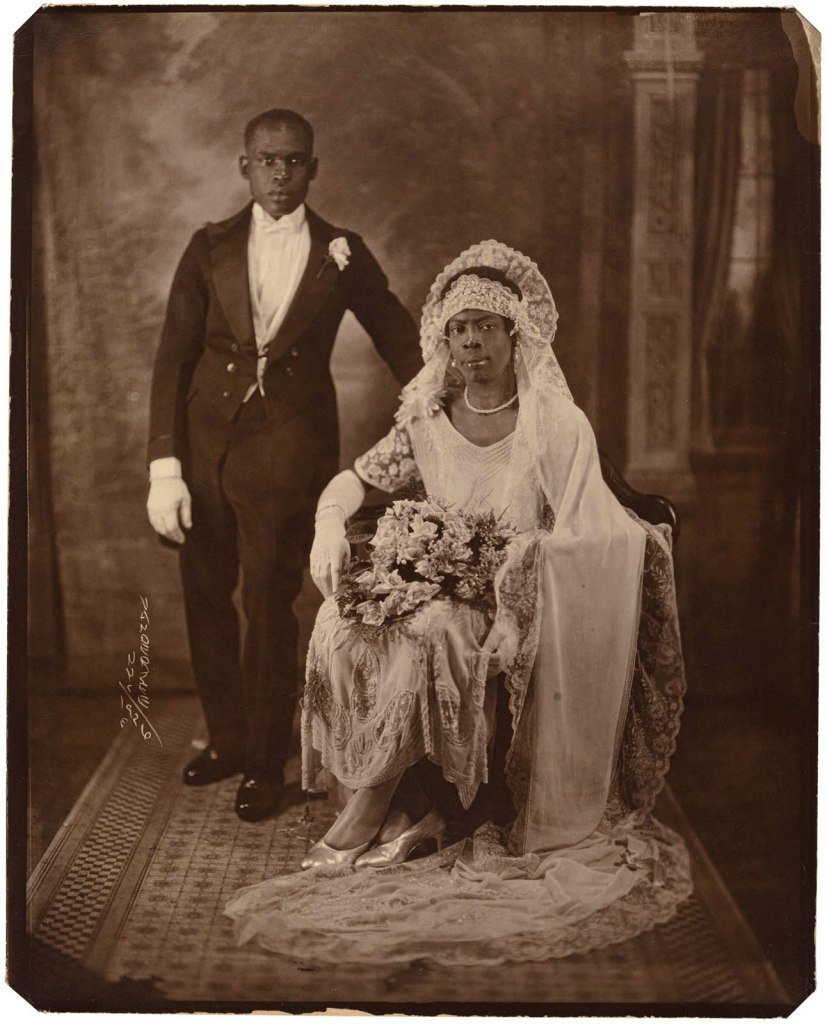 James Van Der Zee (American, 1886-1983) 'Untitled (Bride and Groom)' 1926