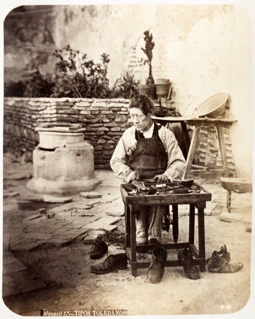 Casiano Alguacil Blázquez (1832-1914, photographer) 'Inhabitants of Toledo' c. 1880s