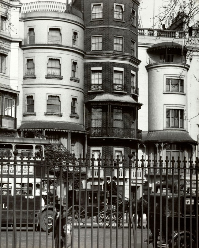 Bill Brandt (British born Germany, 1904-1983) 'Regency Houses, Park Lane, Mayfair' c. 1930-1939