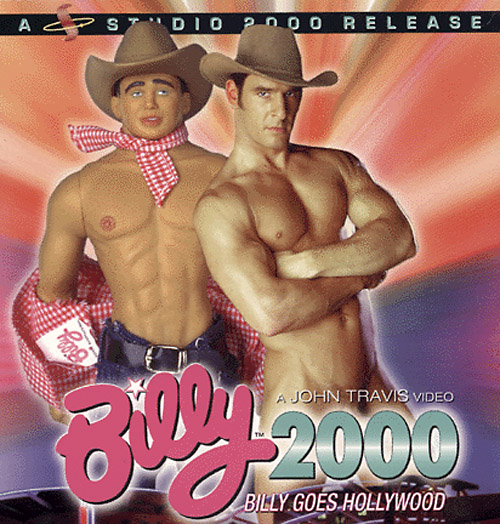 John Travis. Cover image from 'Billy 2000: Billy Goes to Hollywood' pornography video 1999