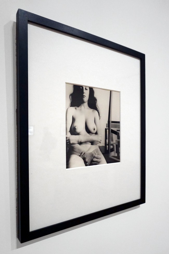 Installation view of the exhibition 'Bill Brandt: Inside the Mirror' at Tate Britain, London, October 2022 - January 2023 showing a 1950s Brandt nude