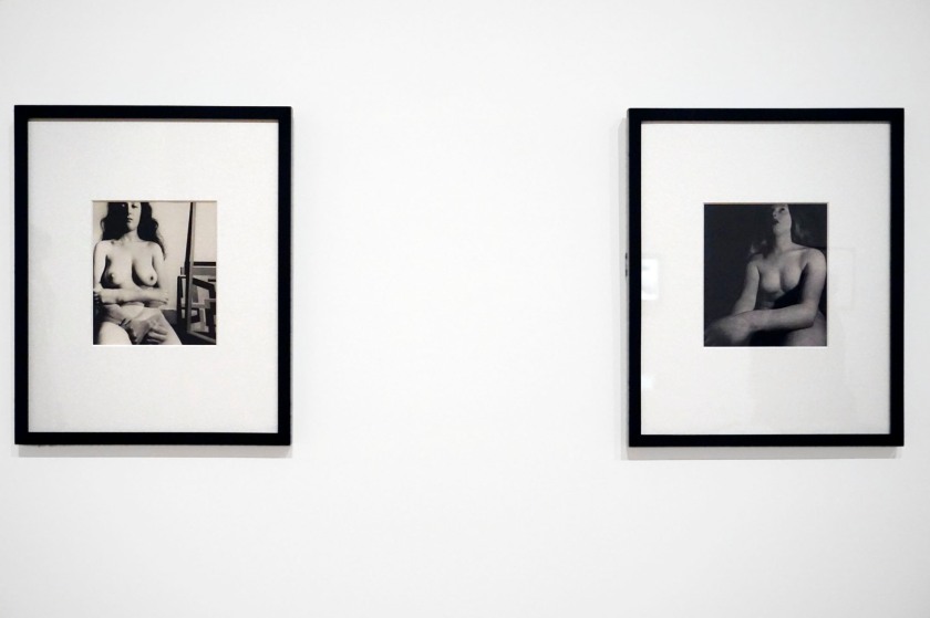 Installation view of the exhibition 'Bill Brandt: Inside the Mirror' at Tate Britain, London, October 2022 - January 2023 showing Brandt nudes from the 1950s