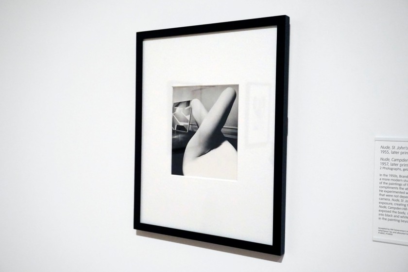 Bill Brandt (British born Germany, 1904-1983) 'Nude, St. John's Wood, London' 1955 (installation view)