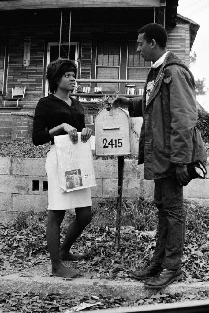 Gordon Parks (American, 1912-2006) 'Carmichael continuing the campaign for voter registration in Lowndes County, Alabama' 1966, printed 2022