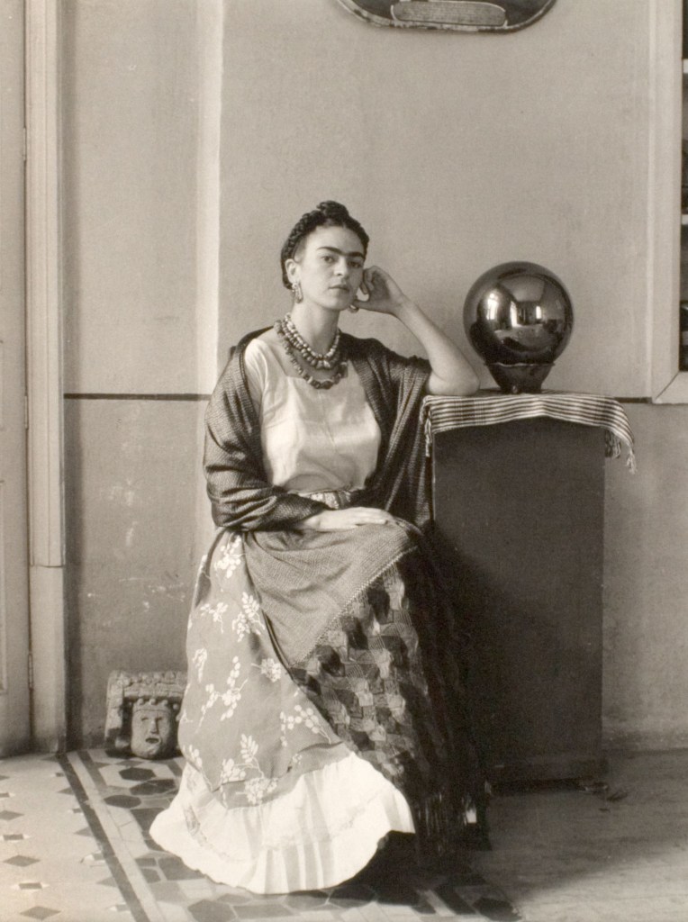 Manuel Álvarez Bravo (Mexican, 1902-2002) 'Frida Kahlo with Globe' (Frida Kahlo con globo) c. 1930s