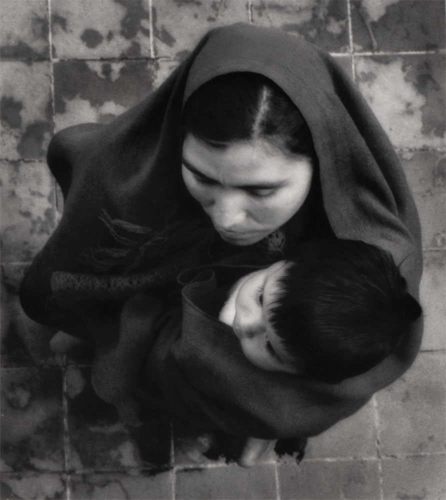 Manuel Carrillo (Mexican, 1906-1989) 'Untitled (Camila from above, two faces – close up), Mexico City' (Sin título (Camila desde arriba, dos cars – close up), México D.F.)) 1961