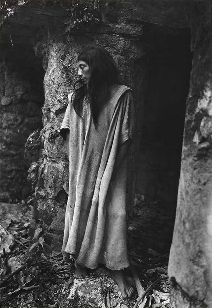 Manuel Álvarez Bravo (Mexican, 1902-2002) 'In the Temple of Red Tiger' (En el templo del tigre rojo) 1949 from the exhibition 'Luces y Sombras: Images of Mexico | Photographs from the Bank of America Collection' at the Tacoma Art Museum, Oct 2022 - Feb 2023