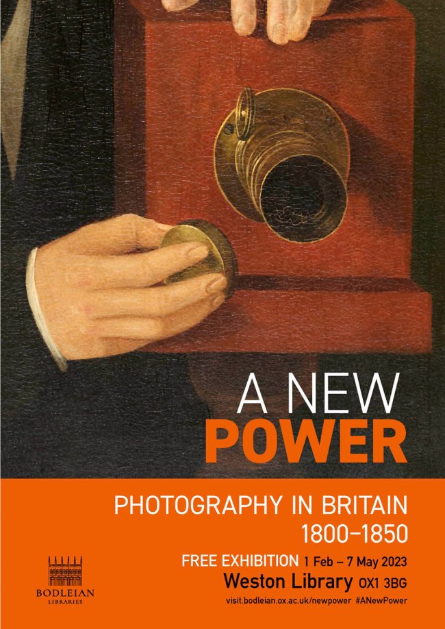 'A New Power: Photography in Britain 1800-1850' exhibition poster