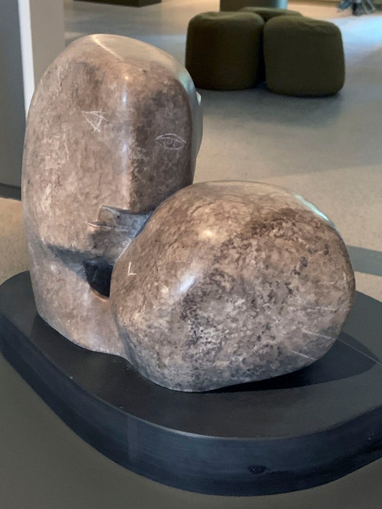 Barbara Hepworth (British, 1903-1975) 'Two Heads' 1932 (installation view)