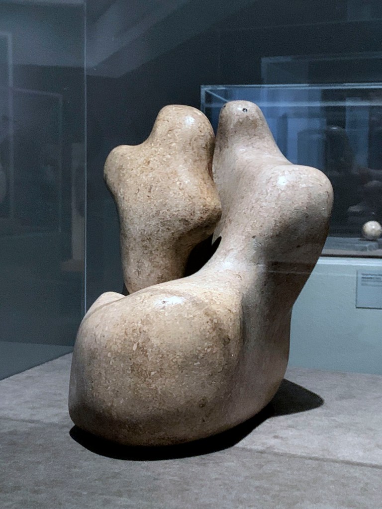 Barbara Hepworth (British, 1903-1975) 'Mother and Child' 1934 (installation view)