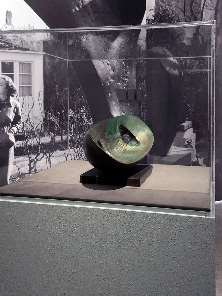 Barbara Hepworth (British, 1903-1975) 'Landscape Sculpture' 1944 (installation view)