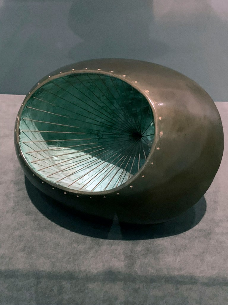 Barbara Hepworth (British, 1903-1975) 'Sculpture with Colour and Strings' 1939 (installation view)