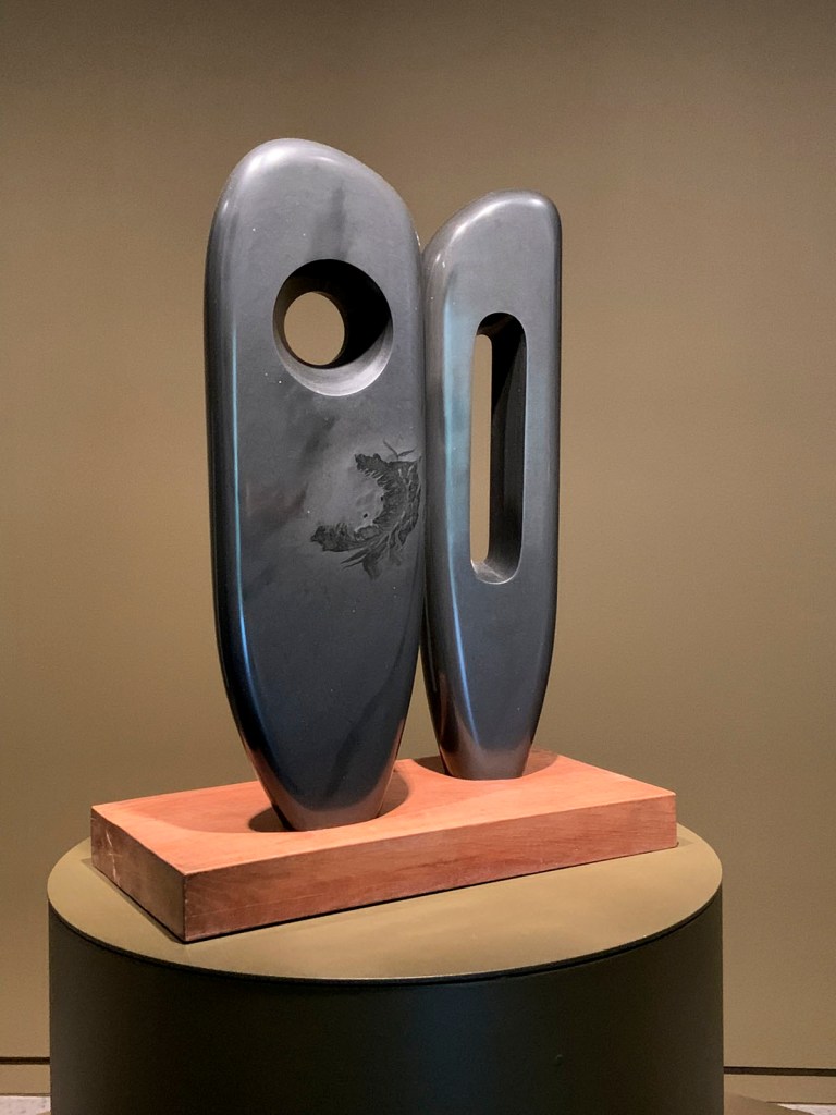 Barbara Hepworth (British, 1903-1975) 'Two Figures (Menhirs)' 1964 (installation view)
