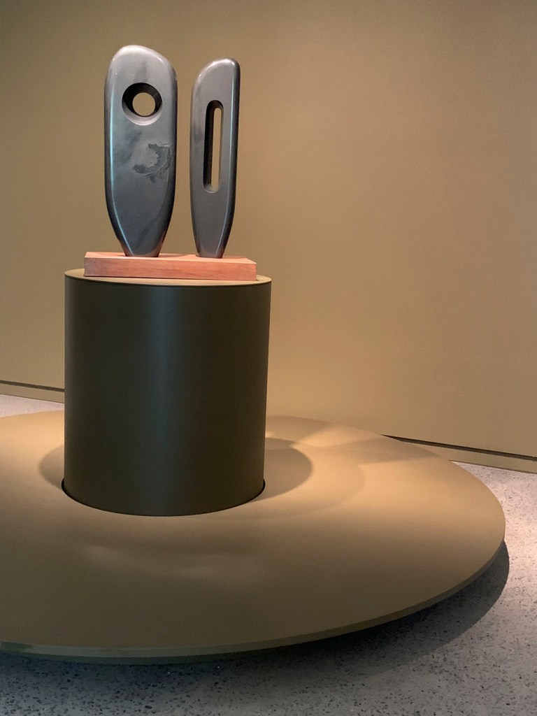 Barbara Hepworth (British, 1903-1975) 'Two Figures (Menhirs)' 1964 (installation view)