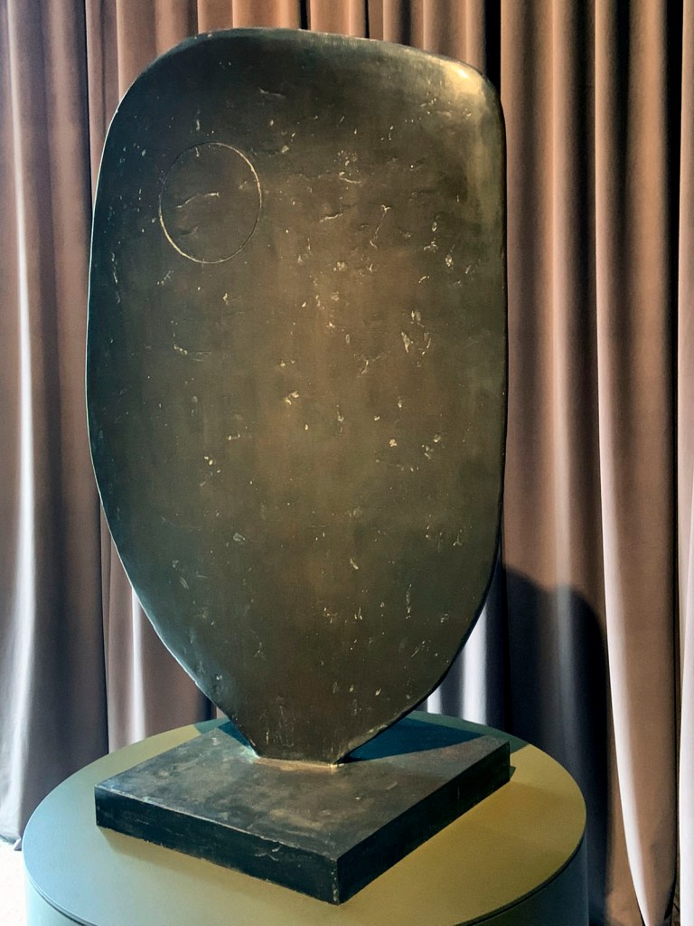 Barbara Hepworth (British, 1903-1975) 'Single Form (Chûn Quoit)' 1961 (installation view)