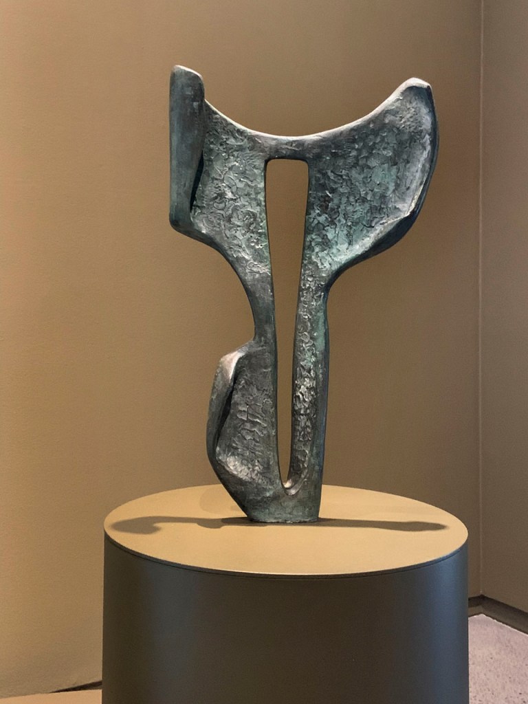 Barbara Hepworth (British, 1903-1975) 'Figure (Oread)' 1958 (installation view)