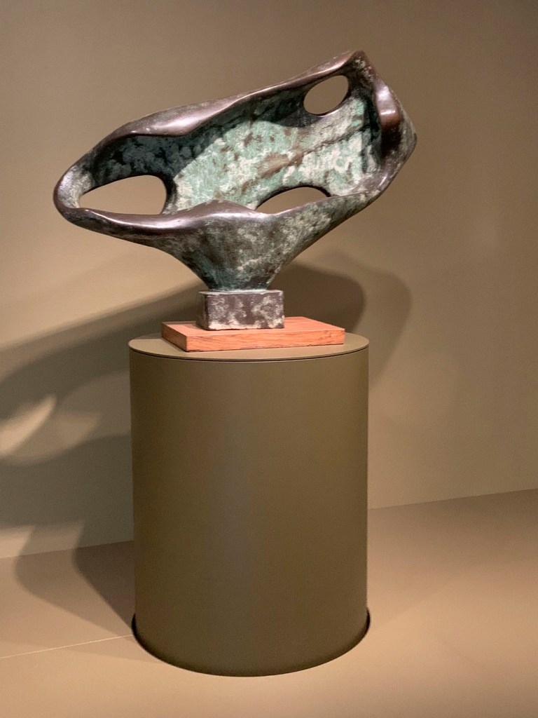 Barbara Hepworth (British, 1903-1975) 'Sea Form (Porthmeor)' 1958 (installation view)