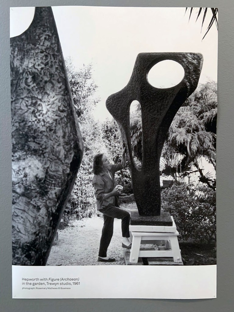 Installation view of the exhibition 'Barbara Hepworth: In Equilibrium' at the Heide Museum of Modern Art, Melbourne