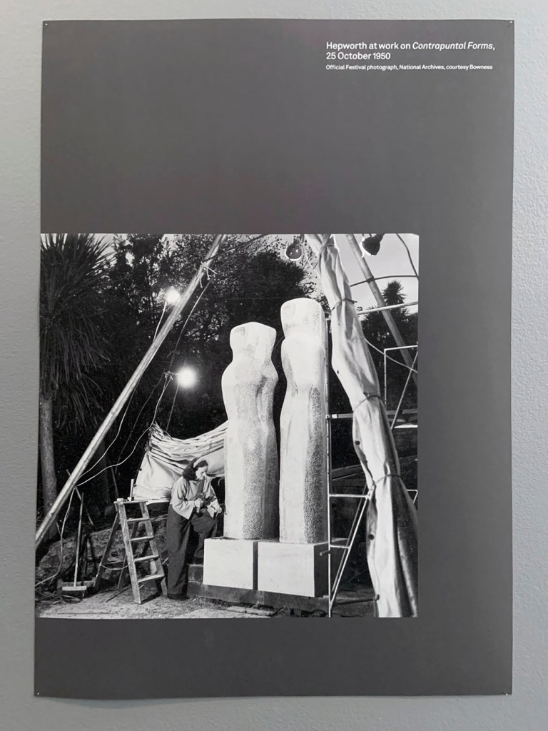 Installation view of the exhibition 'Barbara Hepworth: In Equilibrium' at the Heide Museum of Modern Art, Melbourne