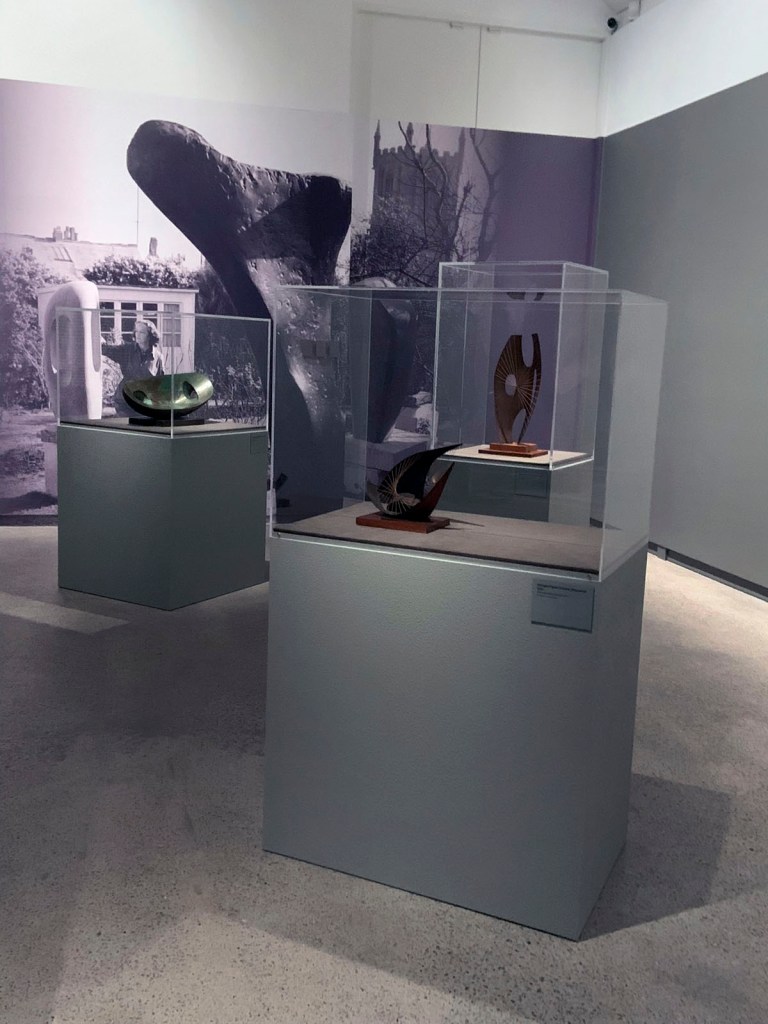 Installation view of the exhibition 'Barbara Hepworth: In Equilibrium' at the Heide Museum of Modern Art, Melbourne