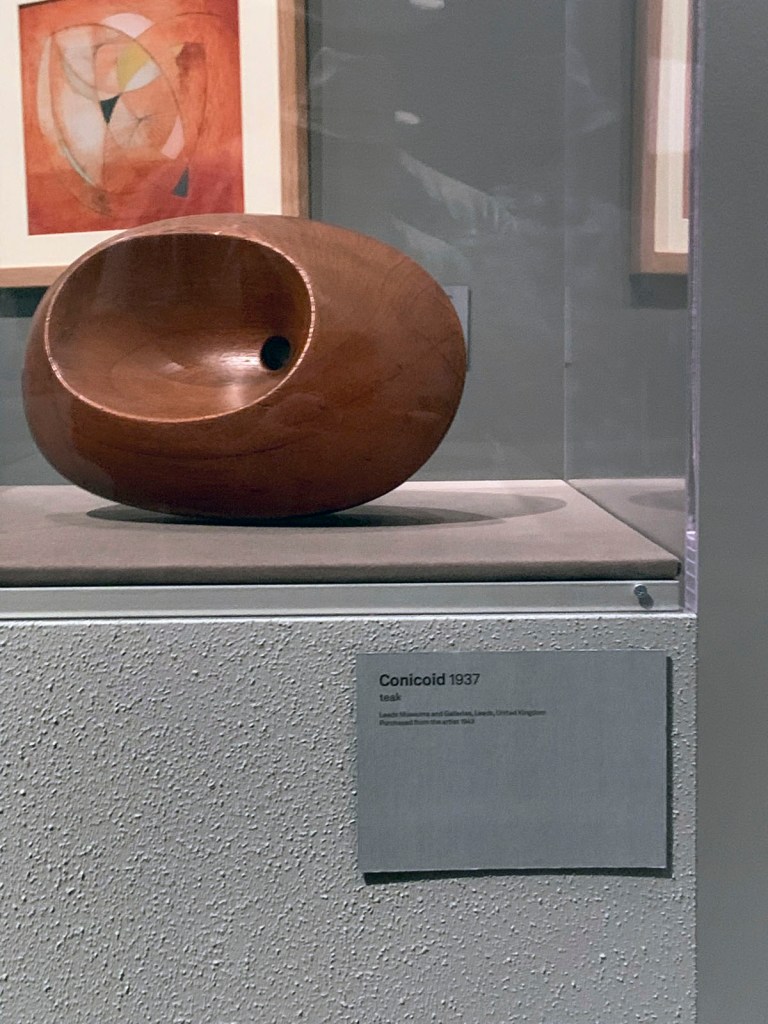 Barbara Hepworth (British, 1903-1975) 'Conicoid' 1937 (installation view)