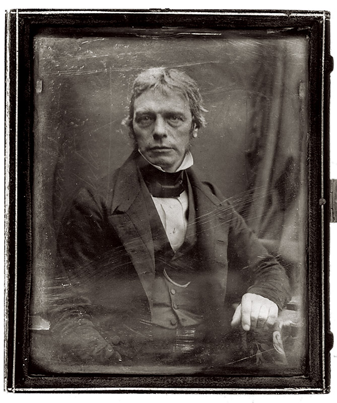 Studio of Antoine Claudet (French, 1797-1867) (Adelaide Gallery, London) 'Portrait of Michael Faraday' c. 1848