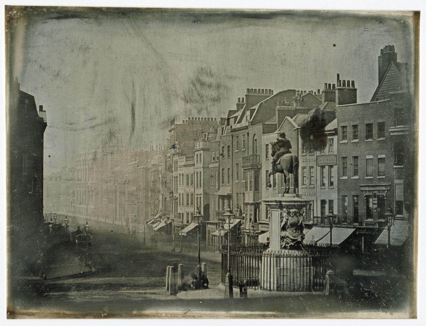 M. de St Croix (French) 'Parliament Street from Trafalgar Square' 1839