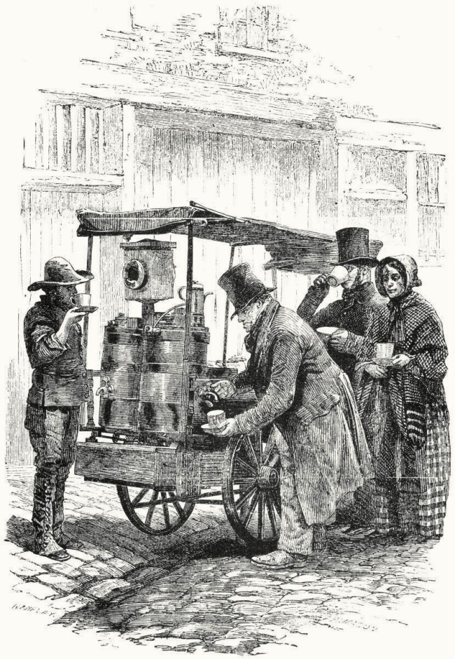 'The London Coffee-Stall' (From a Daguerreotype by BEARD)
