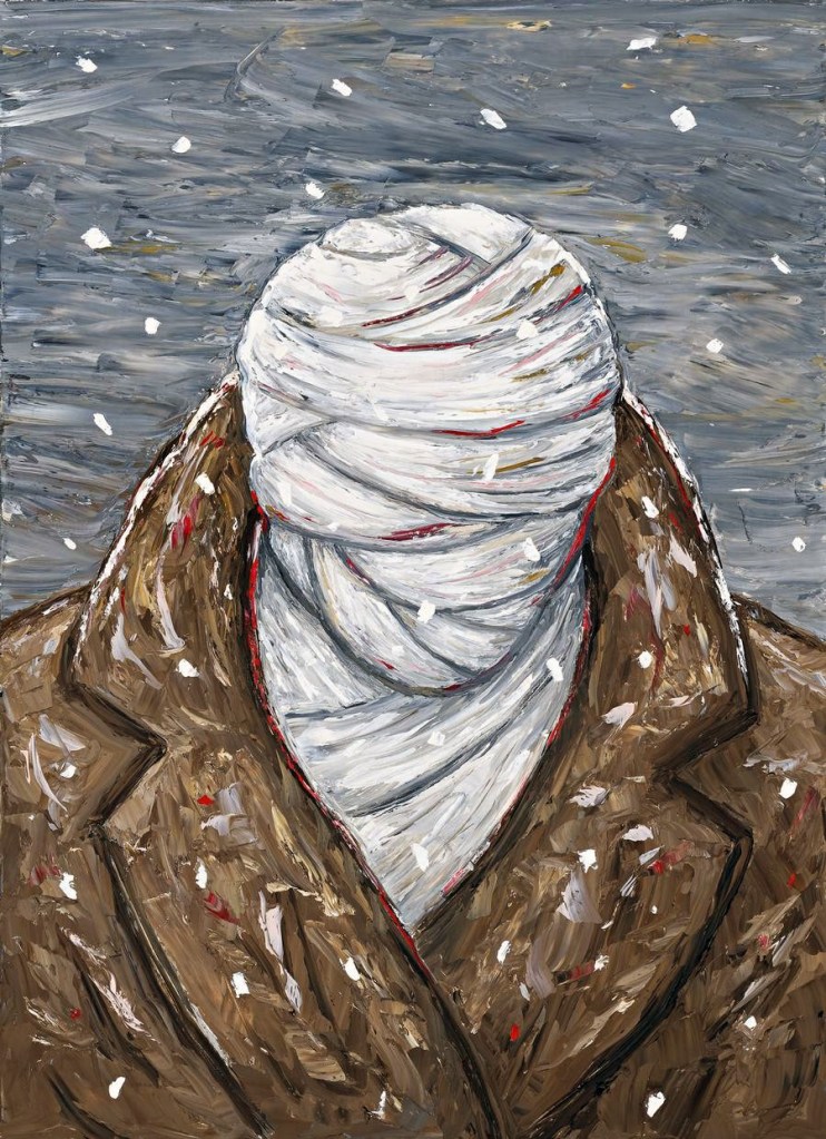 Peter Booth (Australian born England, b. 1940, Australia from 1958) 'Painting (Figure with bandaged head)' 2004