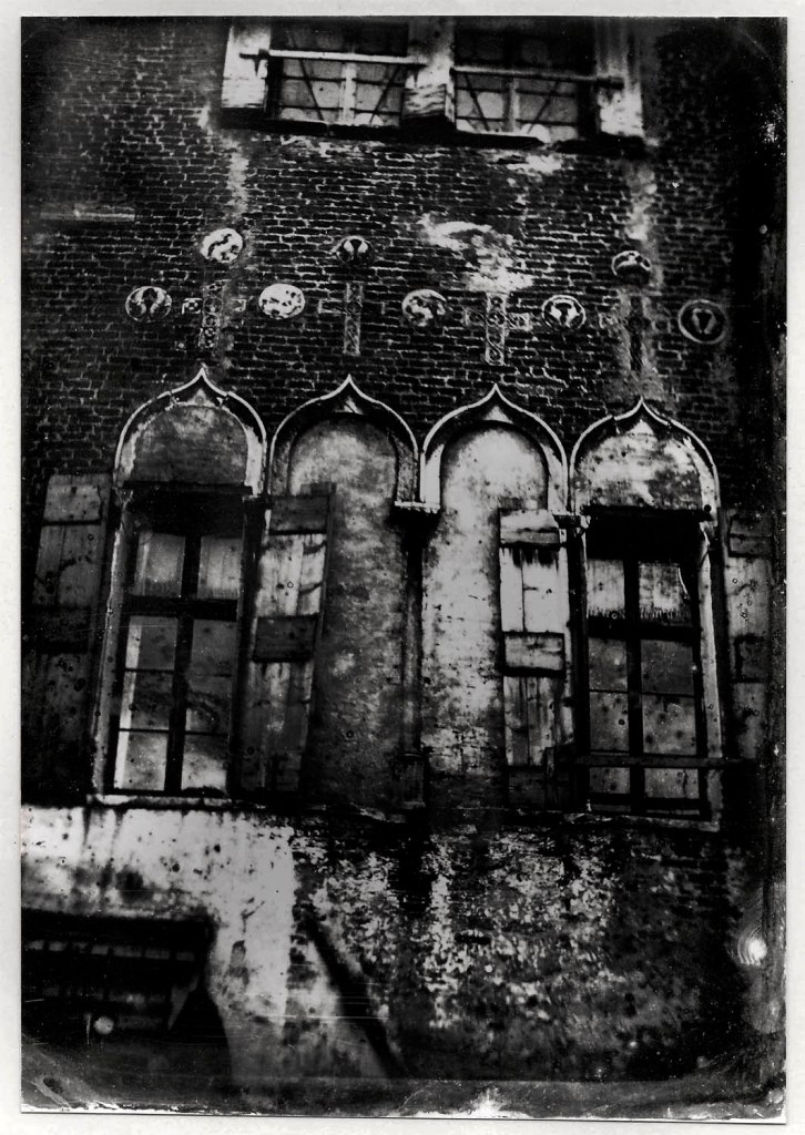 John Ruskin (English, 1819-1900) and John Hobbs (?) 'View of the façade of a building in Venice' c. 1850