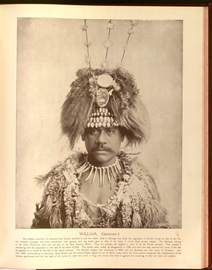 Unknown photographer. 'William. (Samoan.)' c. 1894