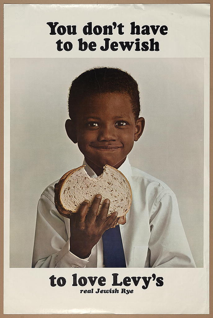Howard Zieff (photographer) 'You don't have to be Jewish to love Levy's real Jewish Rye' 1965