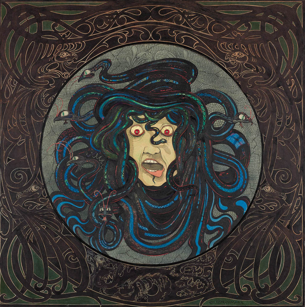 Carl Strathmann (German, 1866-1939) 'Head of Medusa' c. 1897 Carl Strathmann (German, 1866-1939) 'Head of Medusa' c. 1897