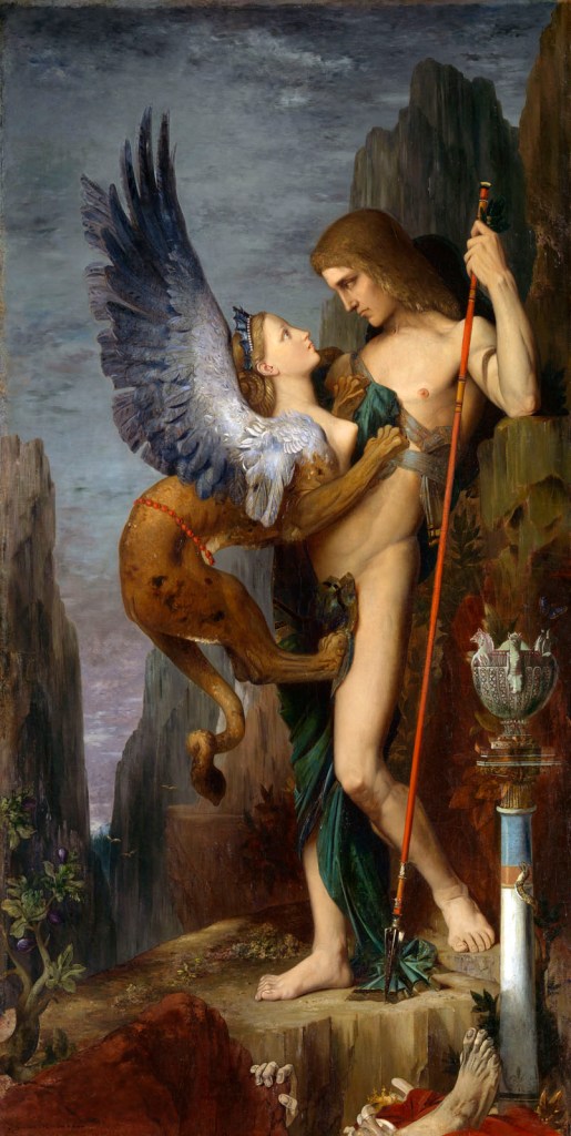 Gustave Moreau (1826-1898) 'Oedipus and the Sphinx' 1864 Gustave Moreau (1826-1898) 'Oedipus and the Sphinx' 1864