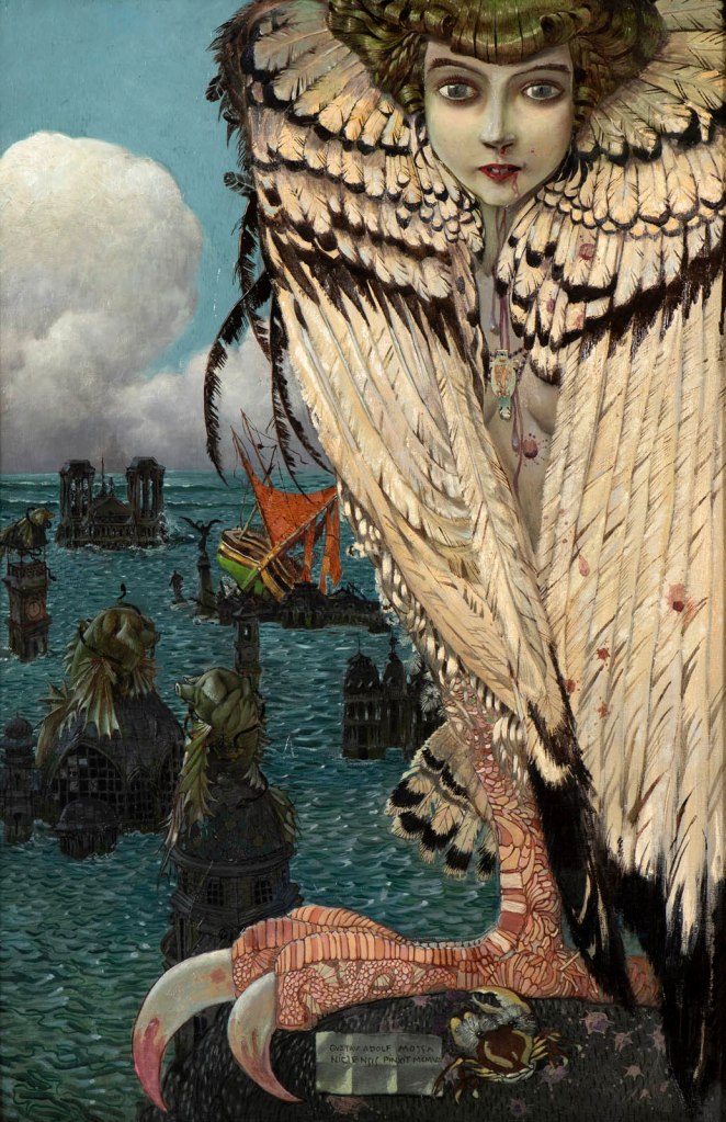 Gustav Adolf Mossa (1883–1971) 'The Satiated Siren' (Die gesättigte Sirene) 1905 Gustav Adolf Mossa (1883–1971) 'The Satiated Siren' (Die gesättigte Sirene) 1905