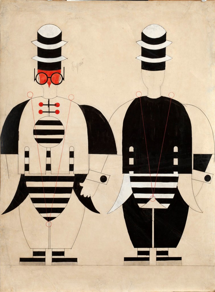 Anatol Petrytskyi (Ukrainian, 1895-1964) 'Costume designs for Minister Pinh in the opera 'Turandot’'at the State Opera Theatre, Kharkiv' 1928