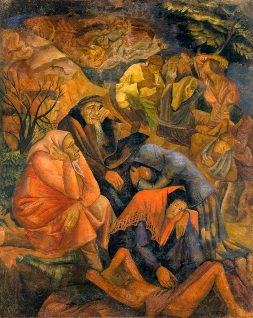 Manuil Shekhtman (Ukrainian, 1900-1941) 'Jewish Pogrom' 1926