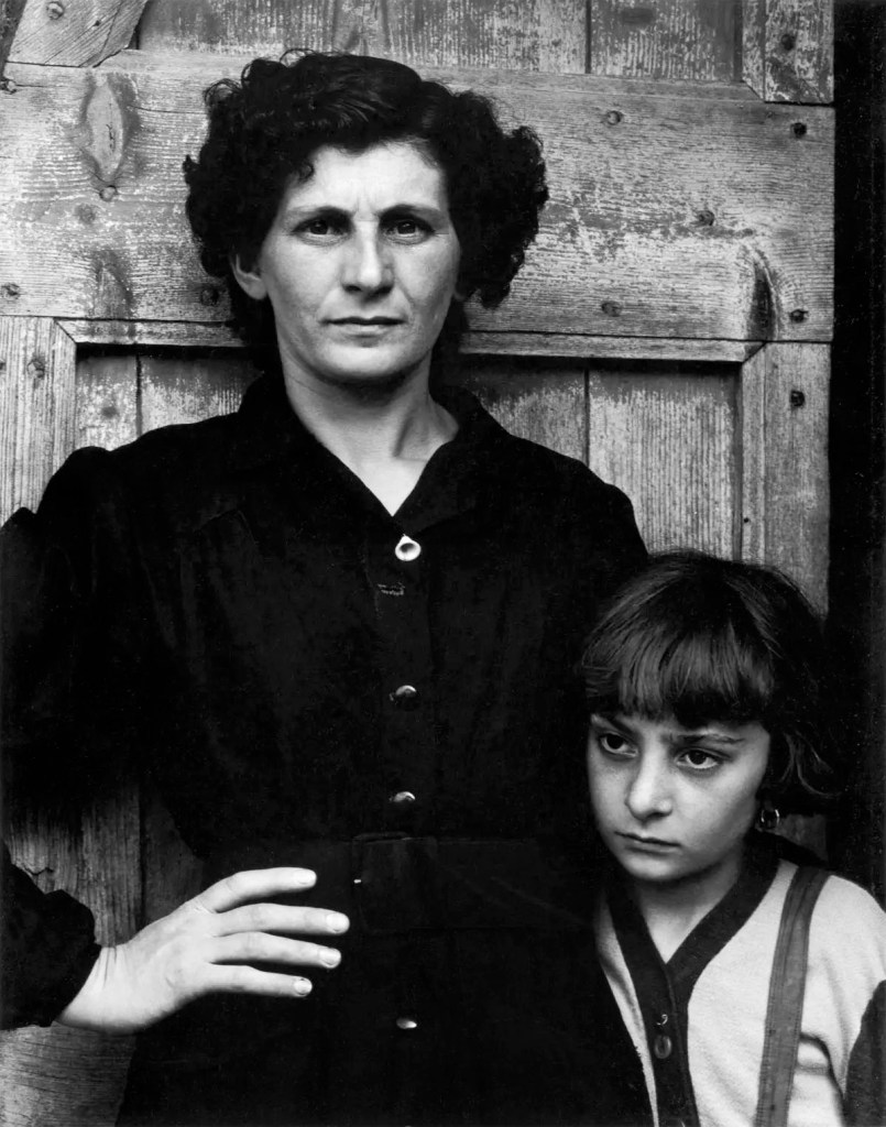 Paul Strand (American, 1890-1976) 'Postmistress and Daughter, Luzzara, Italy' 1953