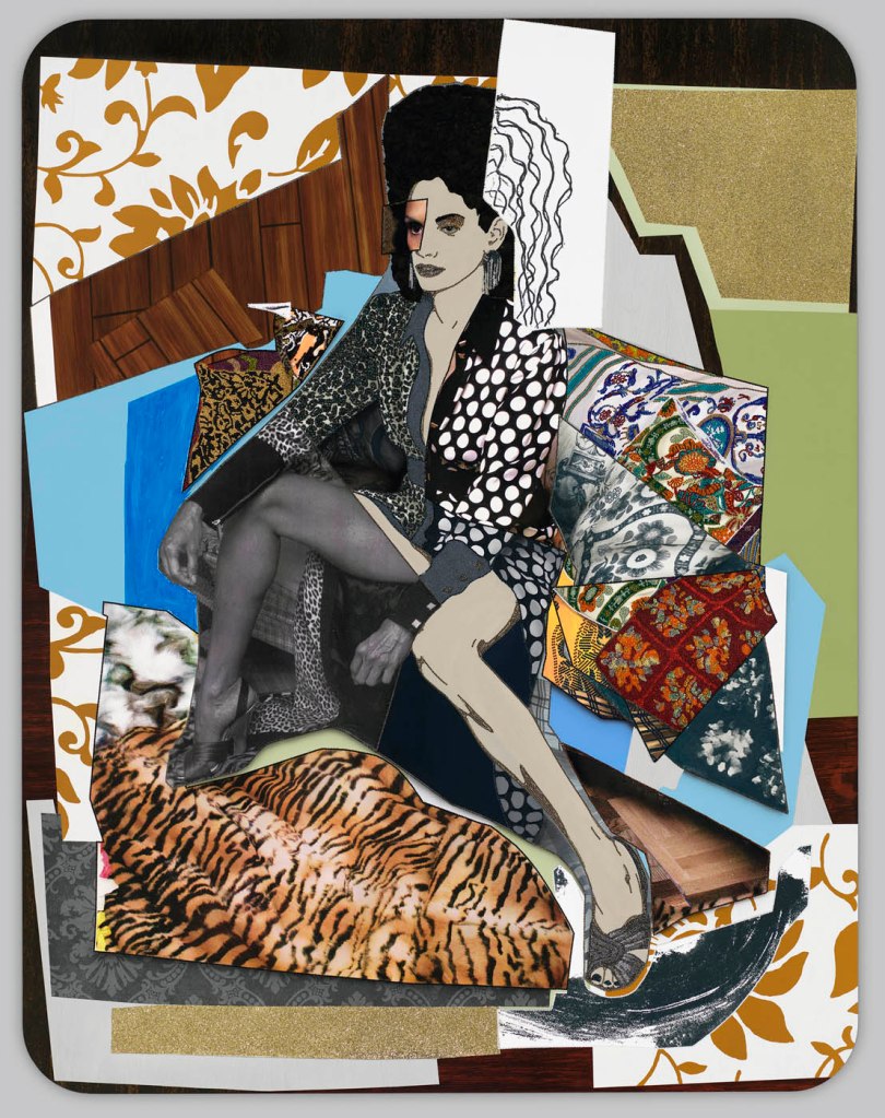 Mickalene Thomas (b. 1971) 'Racquel: Come to me' 2016 Mickalene Thomas (b. 1971) 'Racquel: Come to me' 2016