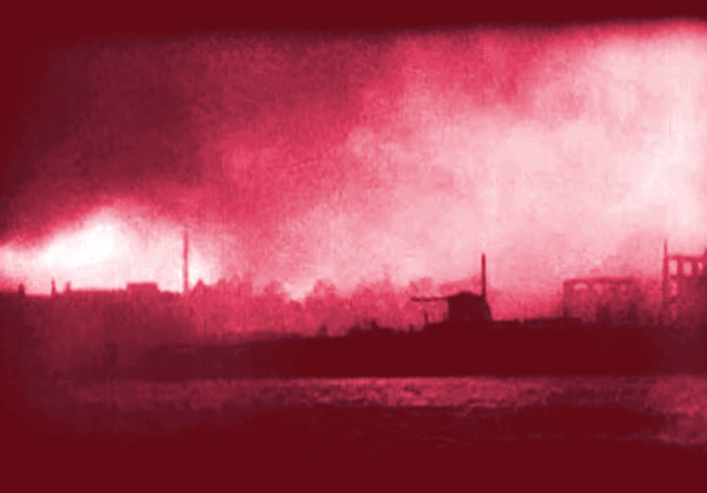 Marcus Bunyan (Australian, b. 1958). 'City (destruction)' 2023