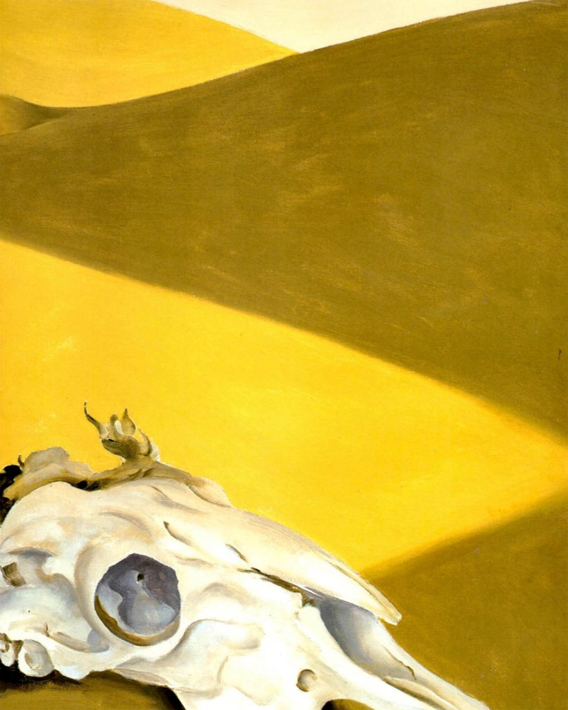 Georgia O'Keeffe (American, 1887-1986) 'Goat's Head' 1957