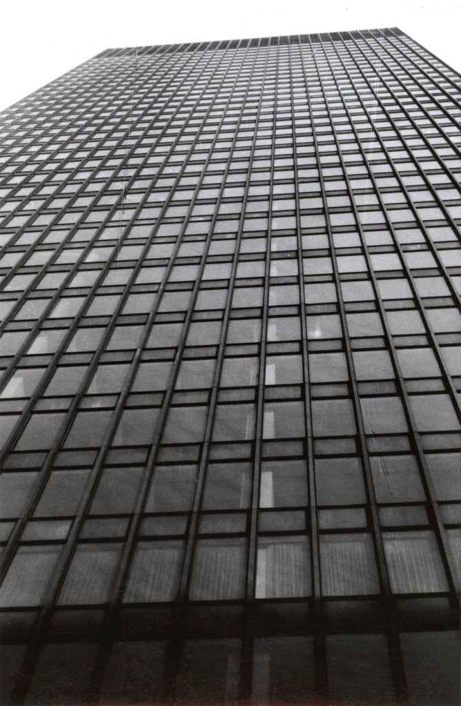 Georgia O'Keeffe (American, 1887-1986) 'Seagram Building, New York' 1958-1965