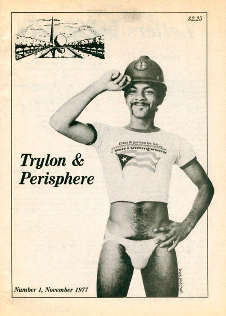 Gregory Battcock. 'Trylon and Perisphere, No. 1' December 1977